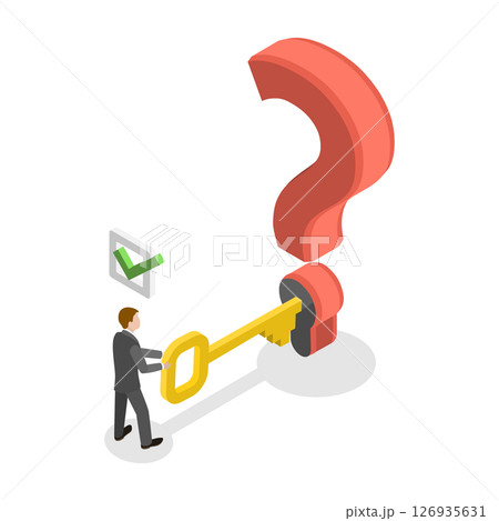 3D Isometric Flat Illustration of Key...のイラスト素材 [126935631] - PIXTA