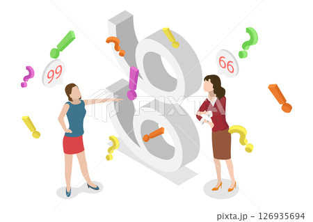 3D Isometric Flat Illustration of Different...のイラスト素材 [126935694] - PIXTA