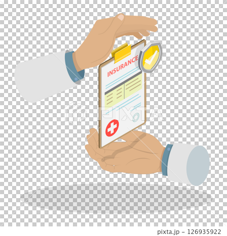 3D Isometric Flat Illustration of Health Insurance, Professional Medical Consultation 3D Isometric Flat Illustration of Health Insurance, Professional Medical Consultation 126935922