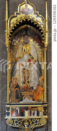 イタリア　フィレンチェ　ドゥオーモ　聖ヨハネのパネル 126936162