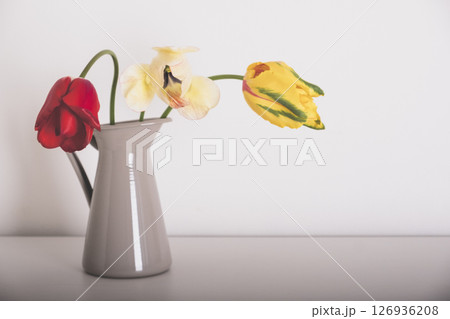 Bouquet of tulips. Bouquet of tulips. 126936208