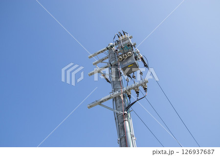電柱 電柱 126937687