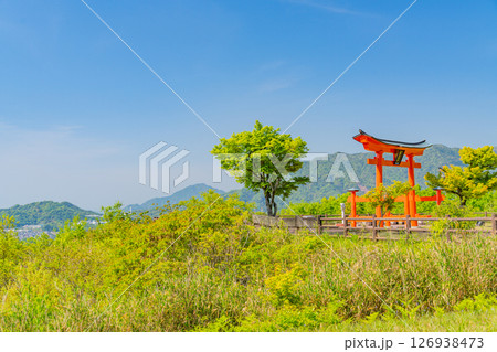 （広島県廿日市市）山陽自動車道・宮島サービスエリア　展望台 126938473