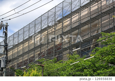 外部足場 (枠組足場) イメージ 外部足場 (枠組足場) イメージ 126938830
