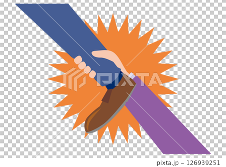 足を引っ張る手 足を引っ張る手 126939251