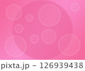 ピンクの背景にドットをちりばめたポップなデザイン壁紙 126939438