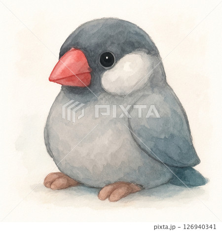 文鳥のふわふわぬいぐるみ 文鳥のふわふわぬいぐるみ 126940341