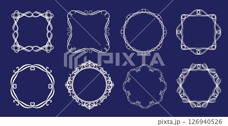 アンティークフレーム素材 アンティークフレーム素材 126940526