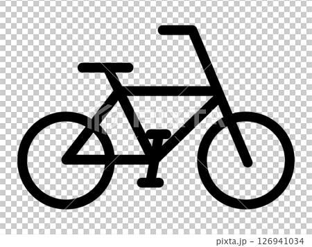 自行車剪影(圖示) 自行車剪影(圖示) 126941034