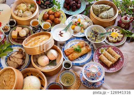 飲茶や点心のイメージ 126941316