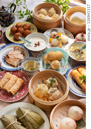 飲茶や点心のイメージ(2) 飲茶や点心のイメージ(2) 126941317