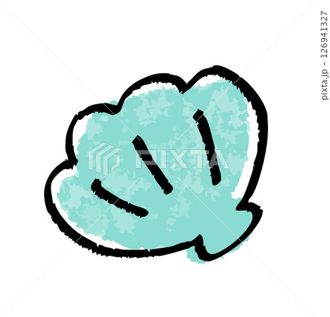 水彩風のかわいい貝の手描きイラスト素材 126941327
