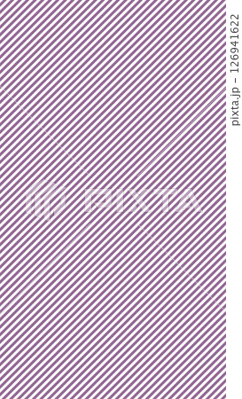 細い斜線ストライプ柄シンプル背景イラスト素材　縦　濃い紫色ワイン　ベクター 126941622