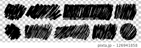 Freehand pen filled frame 126941858