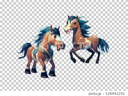 Horse illustration Horse illustration 126942291