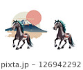 馬のイラスト 126942292