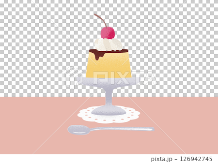 プリン_レース 126942745