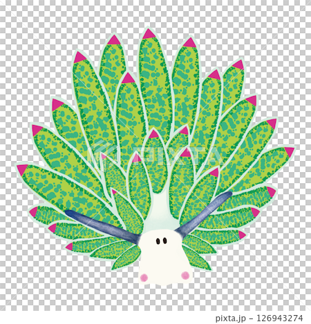ホホベニモウミウシのイラスト 海洋生物 クリップアート 挿絵 png 背景透過 ホホベニモウミウシのイラスト 海洋生物 クリップアート 挿絵 png 背景透過 126943274