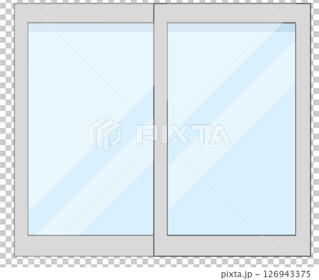 簡單的櫥窗插畫 126943375