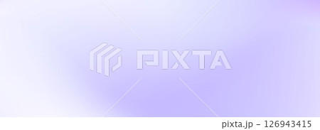 Abstract smooth lavender gradient wallpaper. Soft blurred light violet background. Universal pastel lilac color backdrop for banner, flyer, presentation, advertising. Vector subtle liquid cover 126943415