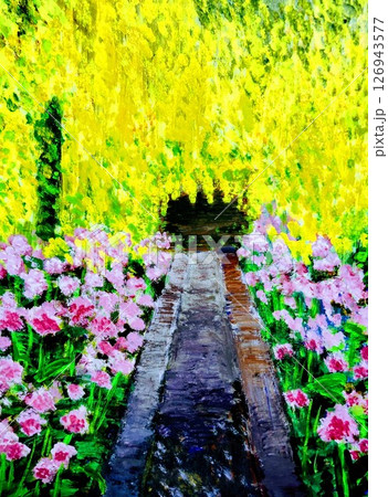公園の花々 126943577