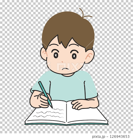 Boy studying Boy studying 126943653