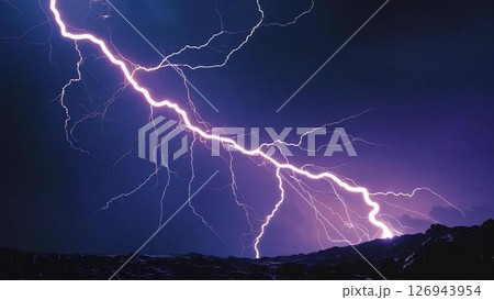 雷のエフェクト 126943954