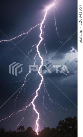 雷のエフェクト 126943957