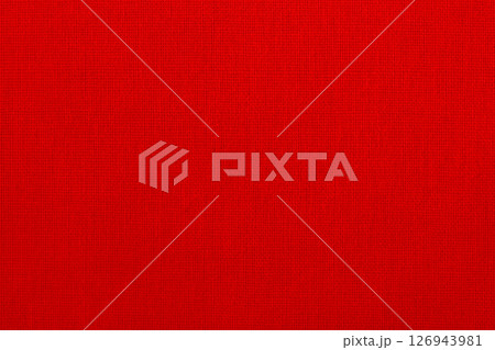Dark red cotton fabric cloth texture background, seamless pattern of natural textile. 126943981