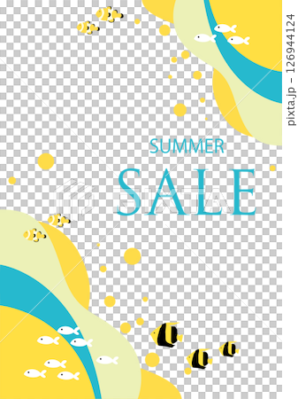 清爽的夏日圖像背景素材 清爽的夏日圖像背景素材 126944124