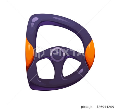 Automobile racing sport font steering wheel...のイラスト素材 [126944209] - PIXTA