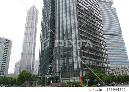上海国際金融中心の風景、中国 上海国際金融中心の風景、中国 126944561