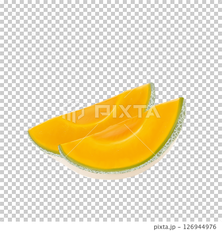 手繪插圖：甜瓜 126944976