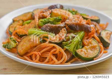 夏野菜のパスタ 夏野菜のパスタ 126945023