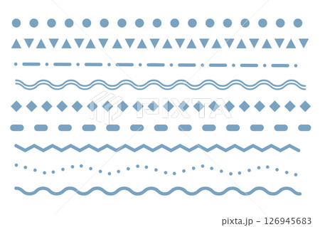 ラインセット-1-ブルー ラインセット-1-ブルー 126945683