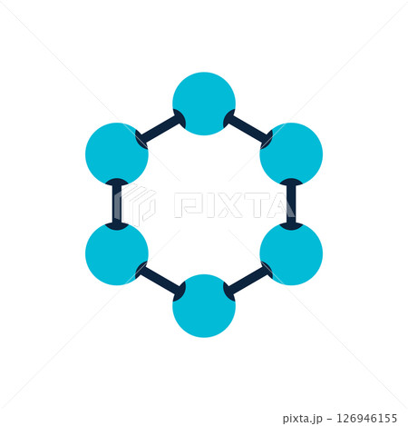 molecular element logo molecular element logo 126946155
