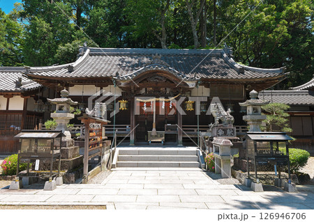 【笠山荒神社】 奈良県桜井市大字笠 126946706