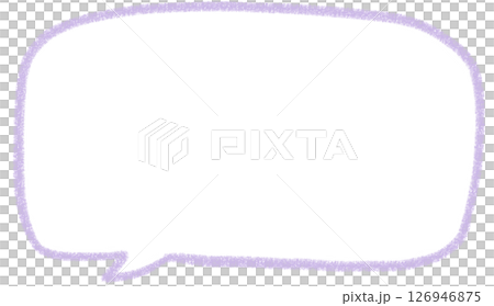 手寫簡單方形氣泡 126946875