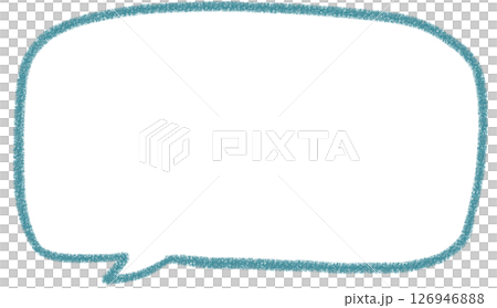 Handwritten simple square speech bubble Handwritten simple square speech bubble 126946888