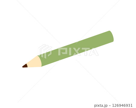 鉛筆_グリーン 126946931