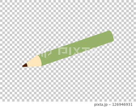 鉛筆_グリーン 126946931