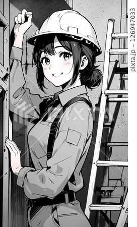 作業服の女性 126947033