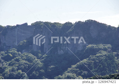 千葉　浜金谷の風景（鋸山） 126947421