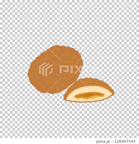 Simple curry bread bread food 126947545