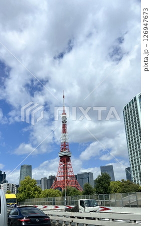 首都高速から見た東京タワー 126947673
