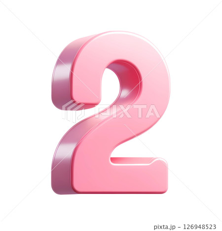 Pink number two 126948523