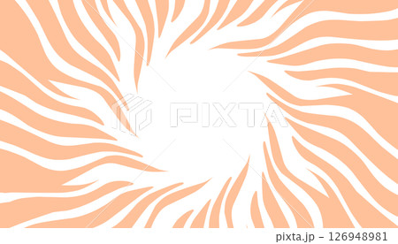 Peach fuzz pantone colour abstract background illustration with spiral pattern or comic theme. Perfect for wallpaper, background, poster, banner, book cover, comic. 126948981
