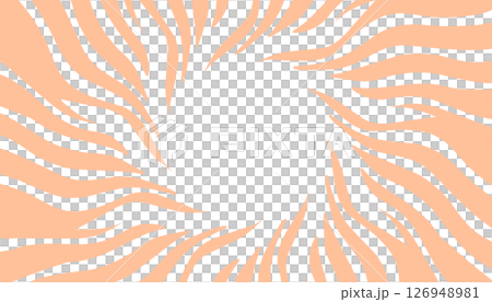 Peach fuzz pantone colour abstract background illustration with spiral pattern or comic theme. Perfect for wallpaper, background, poster, banner, book cover, comic. 126948981