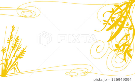 Illustration background with a mellow yellow plant theme. Perfect for wallpaper, invitation cards, envelopes, magazines, book covers. Illustration background with a mellow yellow plant theme. Perfect for wallpaper, invitation cards, envelopes, magazines, book covers. 126949094