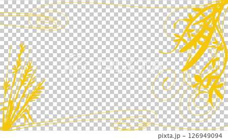 Illustration background with a mellow yellow plant theme. Perfect for wallpaper, invitation cards, envelopes, magazines, book covers. Illustration background with a mellow yellow plant theme. Perfect for wallpaper, invitation cards, envelopes, magazines, book covers. 126949094